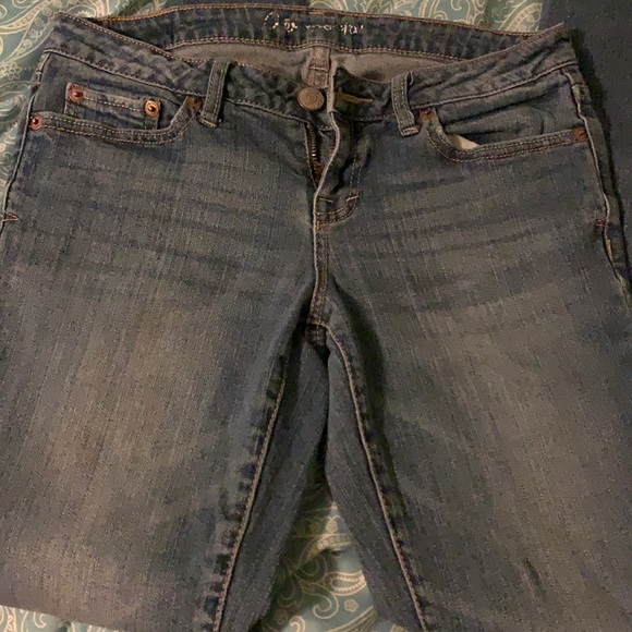 Aeropostal Blue Bayla Skinny Jeans Sz 0 Short - Picture 7 of 9
